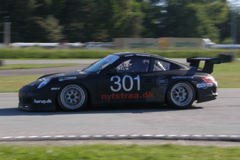 Michael Jacobsen og Ole Christophersen i Porsche 997